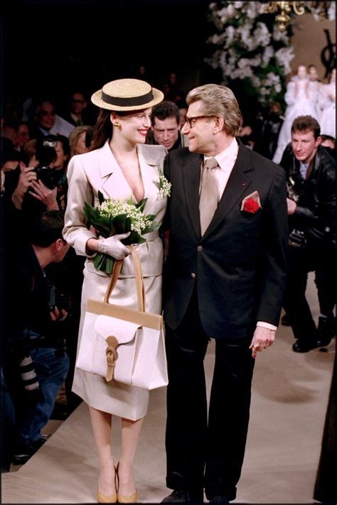 laetitia casta et yves saint laurent|yves Saint Laurent wife.